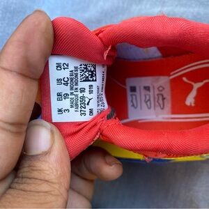 Puma Toddler Shoes Size 4C - Colorful Multi-Tone Sneakers